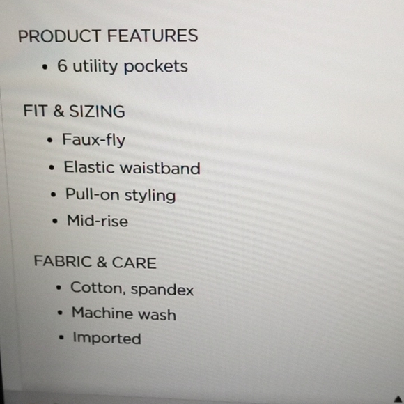 Sonoma Mid Rise Pants - Picture 5 of 12